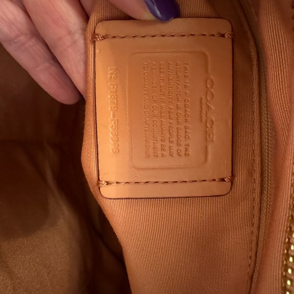 Coach Tote — Beautiful Peachish-Tan Color - Picture 12 of 12